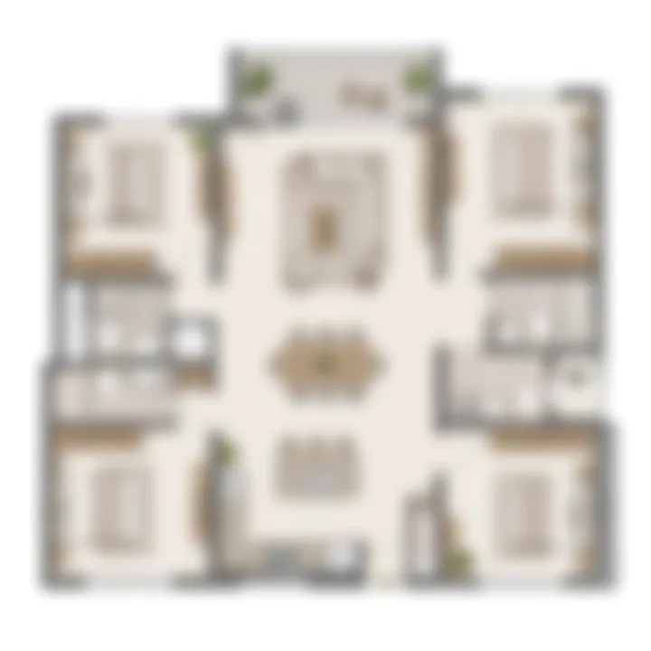 Sattva Kanakapura Road 4 BHK Type A floor plan layout